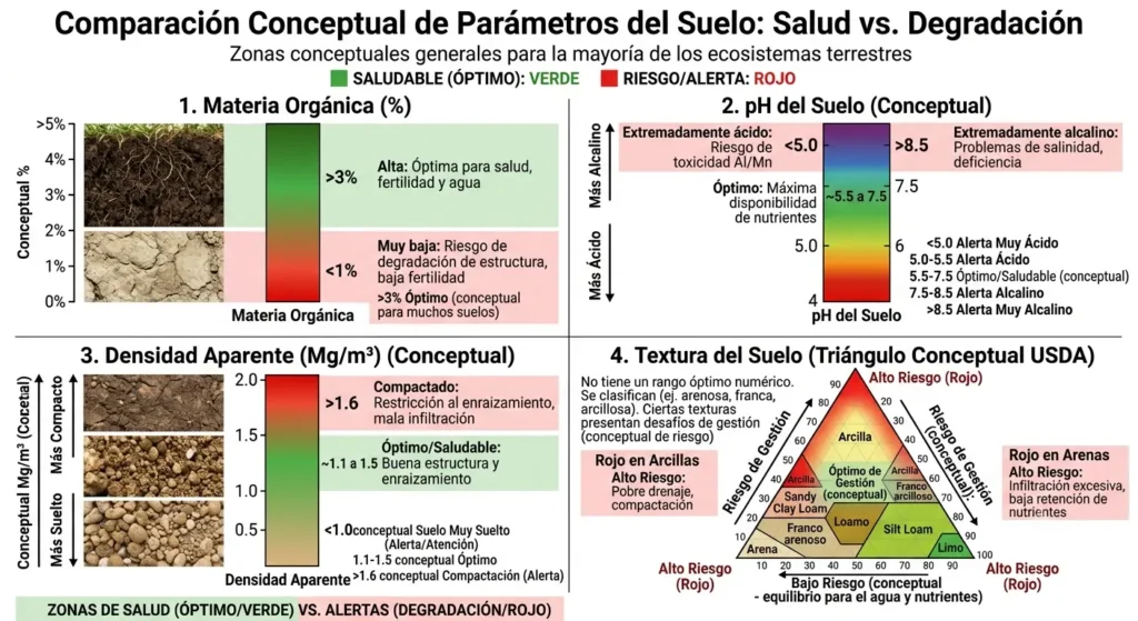 parametros criticos analisis de suelo densidad aparente pH textura materia organica