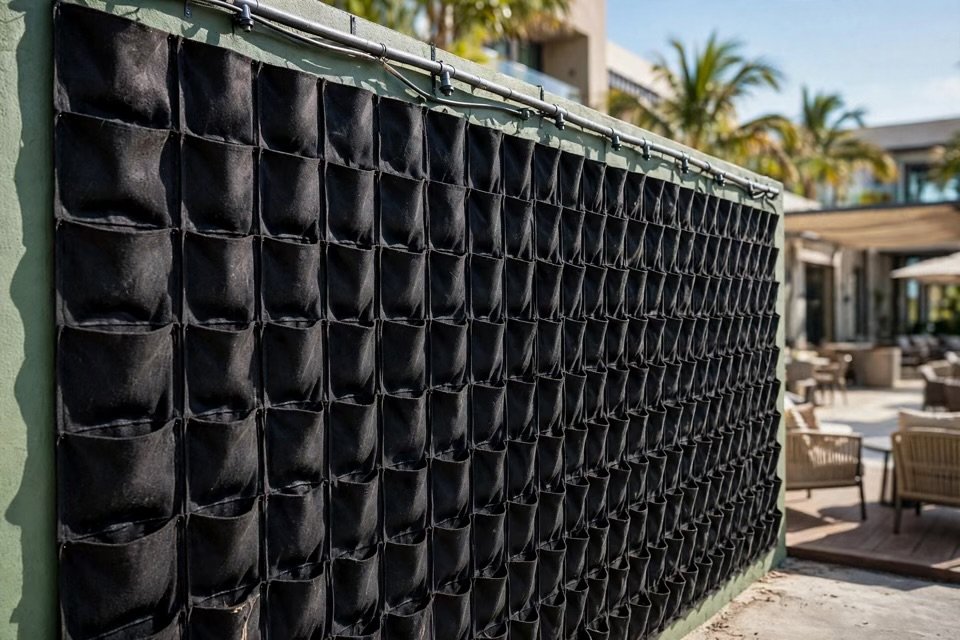 Sistema fieltro jardin vertical verdis